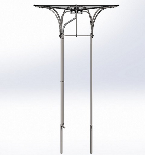 Dessin abri transparent droit